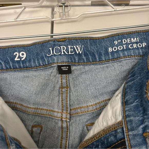 J. Crew Demi Boot Crop Jeans Size 29 - Picture 3 of 8